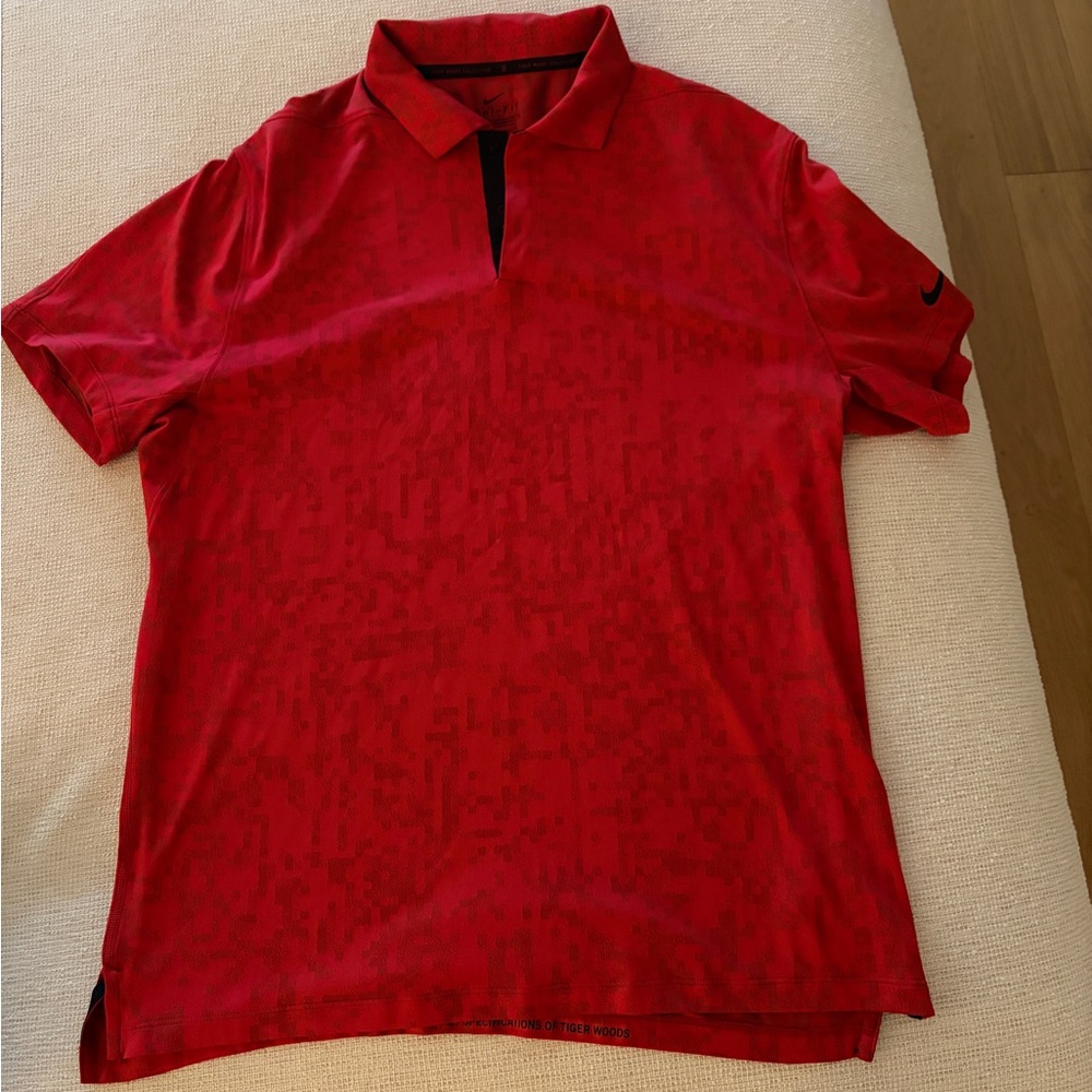 Men’s Tiger Woods Nike Dri-Fit Golf Polo Shirt